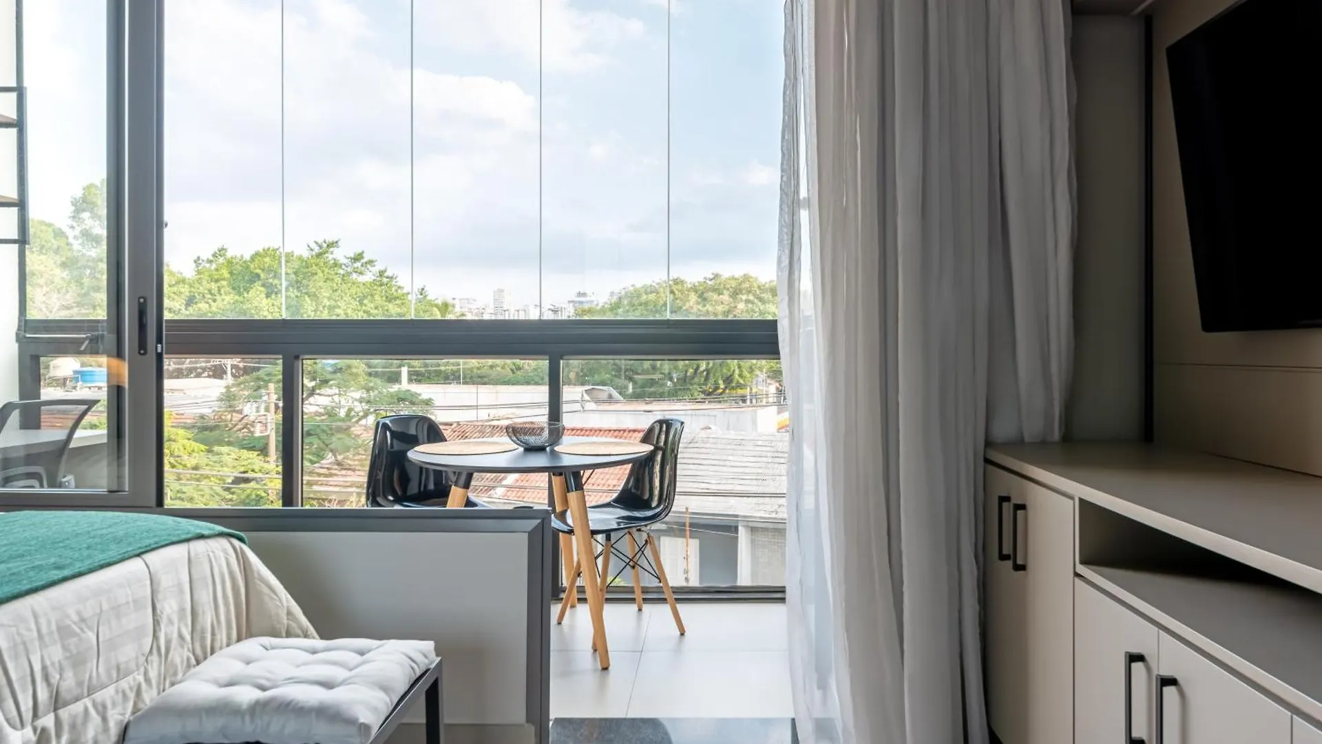 Studio Com Varanda - Vila Olimpia São Paulo Brazylia